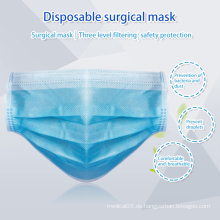 Medizinische chirurgische Masken nicht sterile medizinische Einwegmasken nicht unabhängige Verpackung medizinische chirurgische Masken 50 Sätze